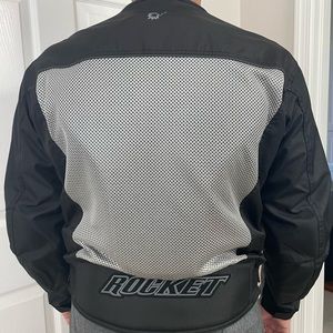 Mens Joe Rocket Armored Textile Motorcycle Jacket